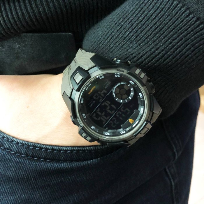 Годинник наручний чоловічий SKMEI 3212/2123GY, Чоловічий армійський водостійкий тактичний годинник,