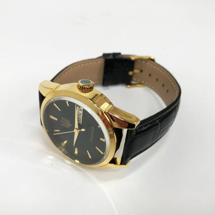 Годинник наручний чоловічий SKMEI 3709/9073GDBK-B, Красивий чоловічий годинник наручний кварцовий