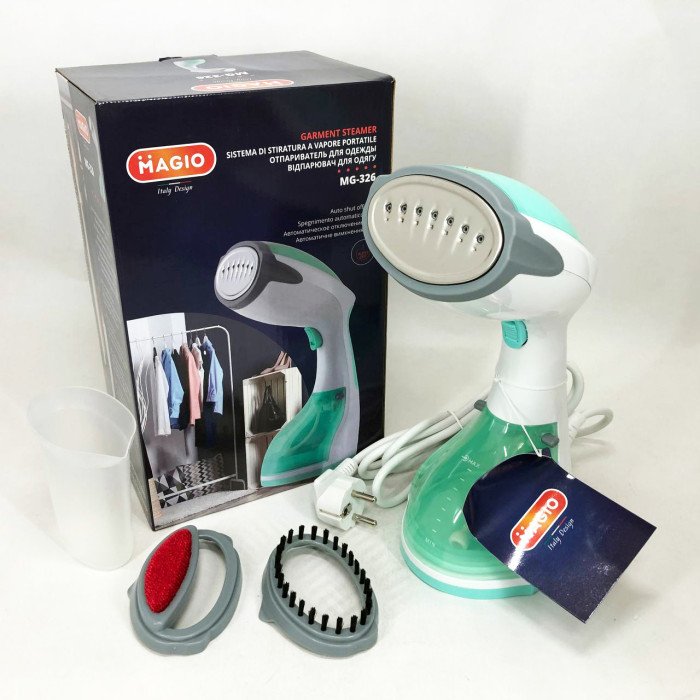 Відпарювач MAGIO MG-326, Праска для відпарювання одягу, Універсальний відпарювач, Випарювач
