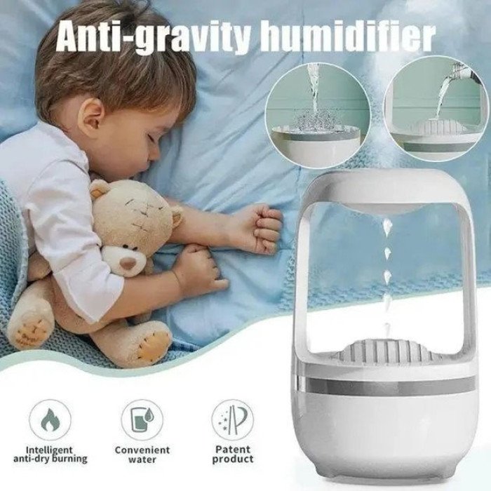 Зволожувач повітря ультразвуковий DROP HUMIDIFIER AND-199, левітуючий розпилювач для спальні, будинки, готелі