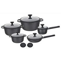 Набір посуду Edenberg EB-5652 12 предметів з мармуровим антипригарним покриттям