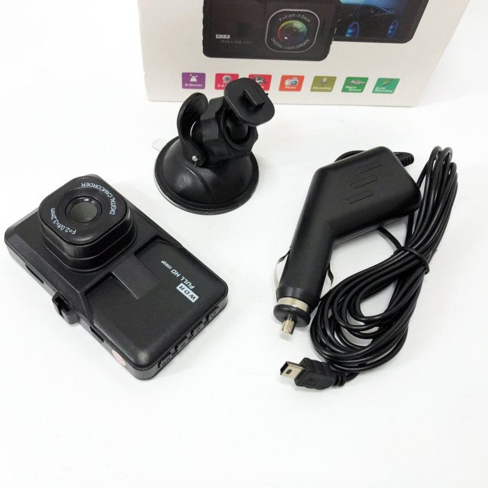 Автомобільний відеореєстратор 626-2, LCD 3", Angel Lens, 1080P Full HD, металевий корпус