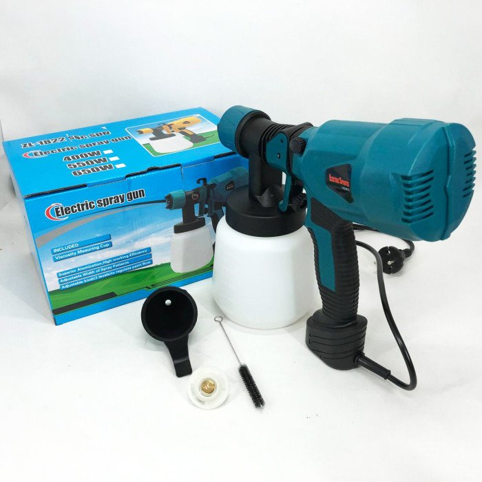 Краскопульт портативний, електричний, фарборозпилювач з регулюванням ширини розпилення