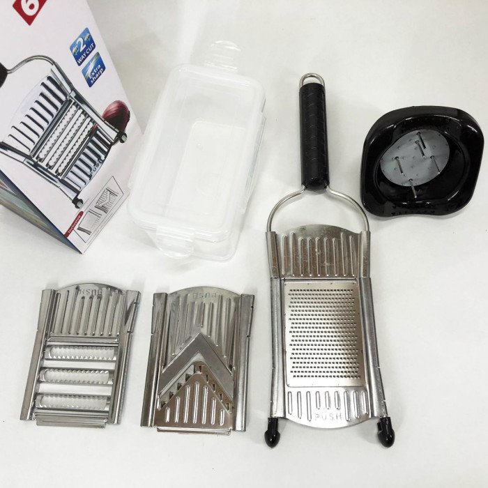 Універсальна овочерізка кухонний рубанок Овочерізка Nicer Dicer SPEED, ручна овочерізка мультислайсер