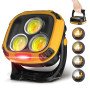 Прожектор ліхтар кемпінг W891-1-3COB(White+Yellow)+5SMD(Red) Power bank