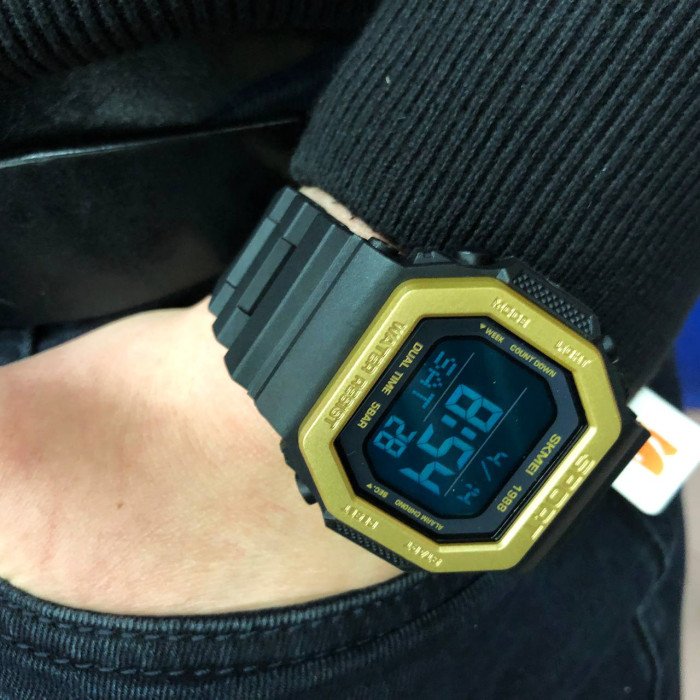 Годинник наручний чоловічий SKMEI 1988GD, армійський годинник протиударний, водостійкий тактичний годинник