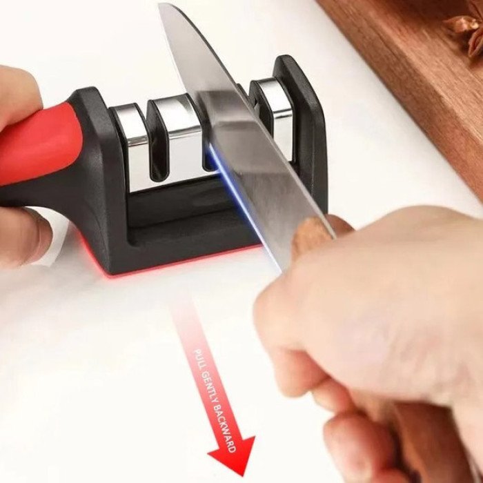 Професійна Ручна Точилка для ножів 3 рівня заточування Fast Sharpener RS-168