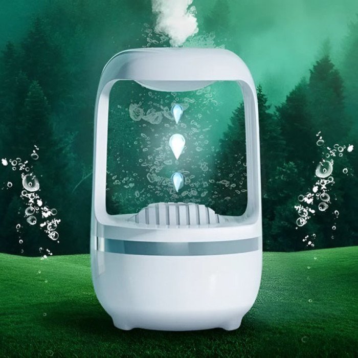 Зволожувач повітря ультразвуковий DROP HUMIDIFIER AND-199, левітуючий розпилювач для спальні, будинки, готелі