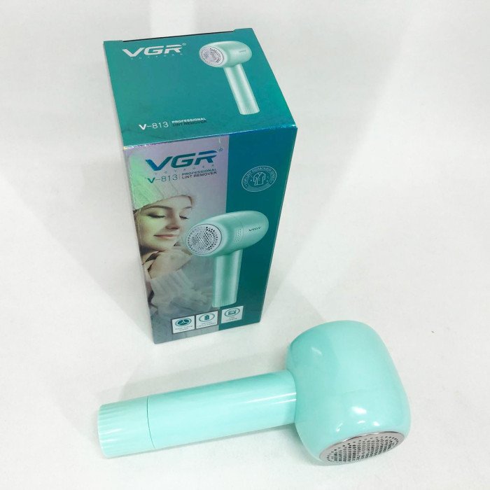 Машинка для видалення катишків VGR V-813, Машинка для стрижки котишок. Колір: зелений