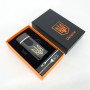 Електрична та газова запальничка Україна із USB-зарядкою HL-431, вітрозахисна запальничка. Колір: чорний