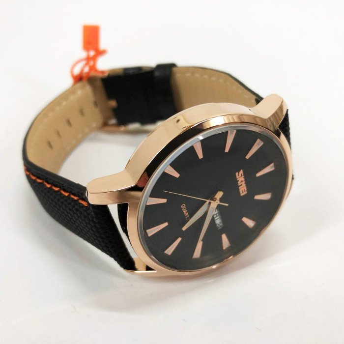 Годинник наручний чоловічий SKMEI 9303RGBK, годинник кварцовий чоловічий, стильний статусний наручний годинник стрілочний