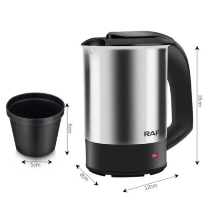 Електрочайник від 220В компактний RAF R-7887 із двома чашками в комплекті