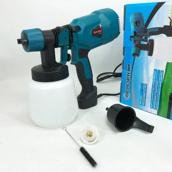 Краскопульт портативний, електричний, фарборозпилювач з регулюванням ширини розпилення