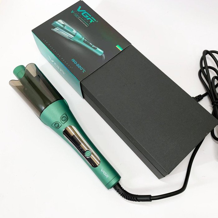 Стайлер плойка для авто завивки волосся VGR V-583 з керамічним покриттям та регулюванням температури