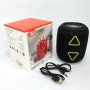 Портативна колонка TG655 5W з RGB підсвічуванням та ремінцем, Bluetooth колонка для вулиці. Колір: чорний