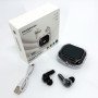 Бездротові вакуумні навушники TWS з дисплеєм LED, вологозахист IPx4 Bluetooth 5.4 з кейсом. Колір: чорний