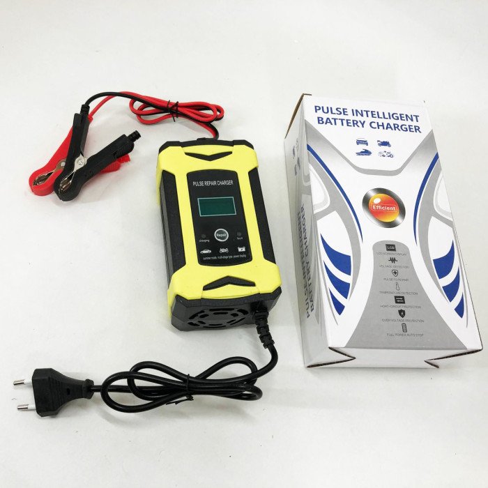 Зарядний пристрій Smart Charger 12V 6A для автомобільного акумулятора