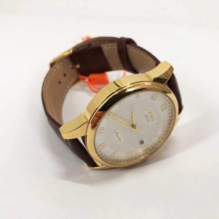 Годинник наручний чоловічий SKMEI 9058LGDWTBN-B, чоловічий круглий наручний годинник, якісний чоловічий годинник