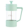 Френч-прес Well Done WD-8053A м'ятний 350 мл, Чайник самовар скляний, Чайники для заварки