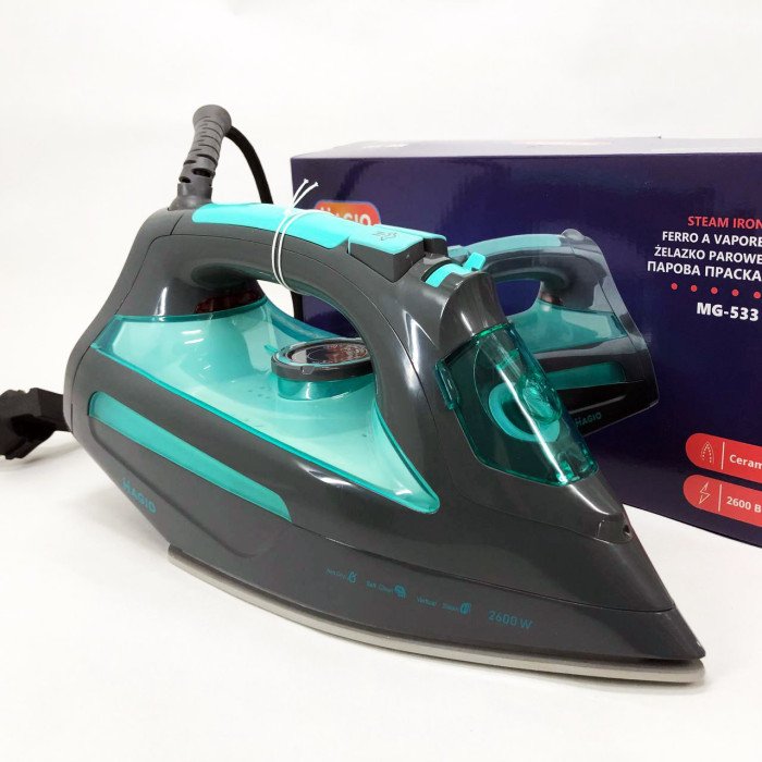 Праска Magio MG-533, Ефективна парова праска для одягу, Парова праска для домашнього використання