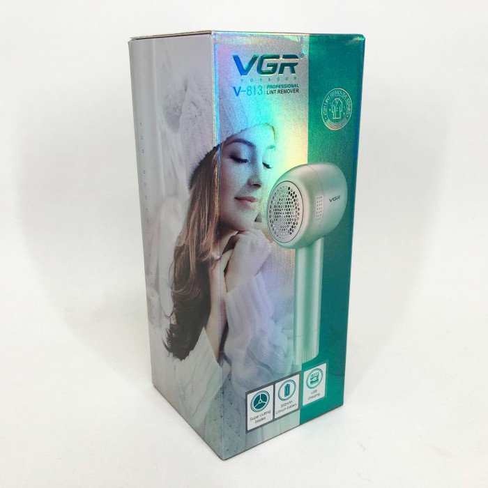 Машинка для видалення катишків VGR V-813, Машинка для стрижки котишок. Колір: зелений