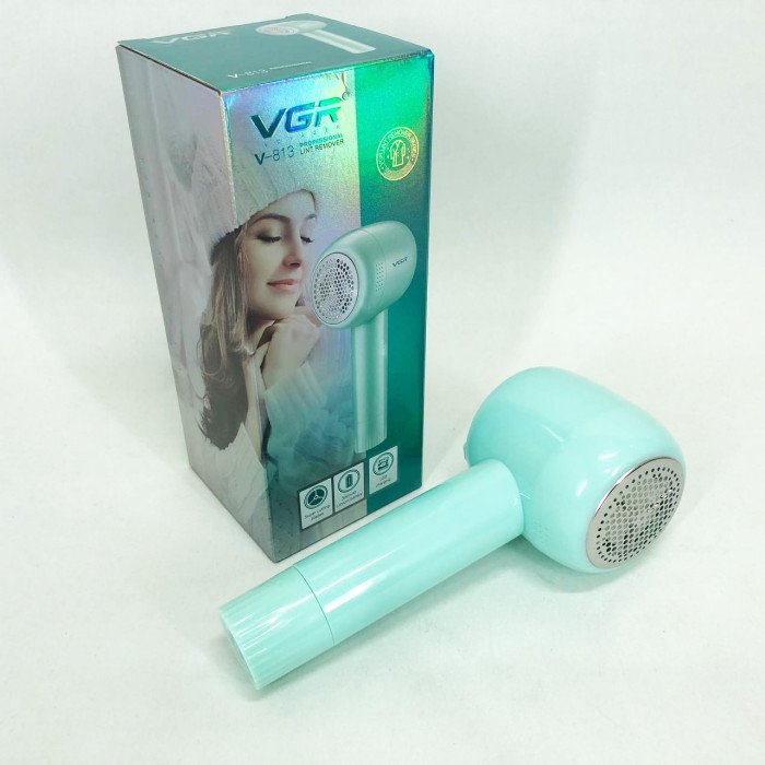 Машинка для видалення катишків VGR V-813, Машинка для стрижки котишок. Колір: зелений