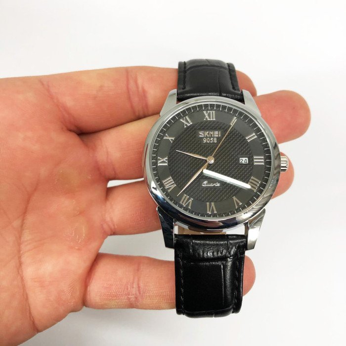 Годинник наручний чоловічий SKMEI 9058LSIBKBK, чоловічий годинник стильний годинник на руку, модний чоловічий годинник