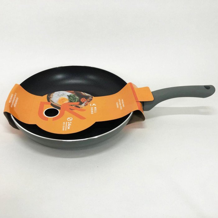 Сковорода алюмінієва 24 см WELL DONE WD-1014W індукція, антипригарна сковорода для індукційної плити