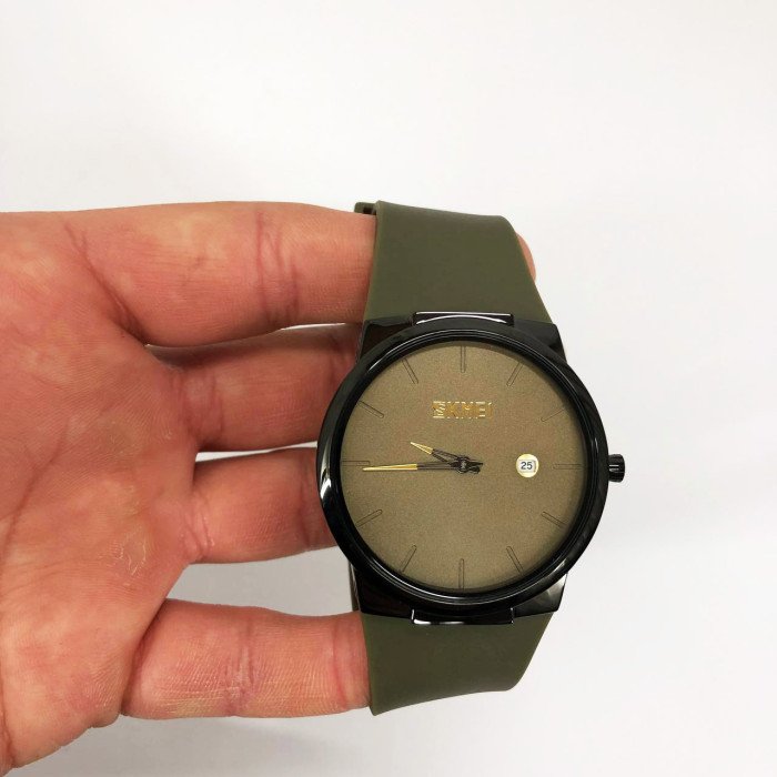 Годинник наручний чоловічий SKMEI 1509AG, чоловічий круглий наручний годинник, Оригінальний чоловічий годинник