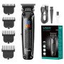 Машинка для стрижки волосся триммер VGR V-972 професійна з насадками акумуляторна USB