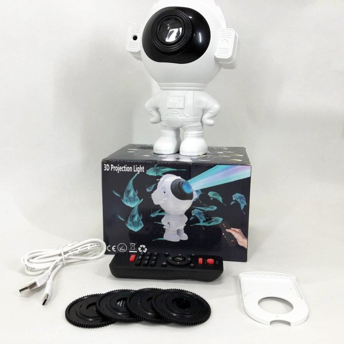 Зірковий 3D проектор Astronaut, Лазерний проектор зоряного неба Космос Проектор зоряного неба в кімнату