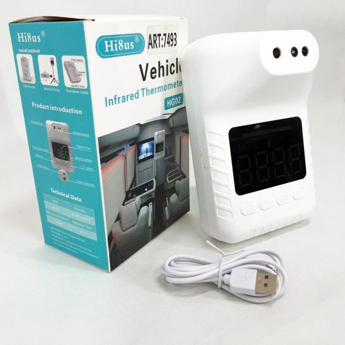 Стаціонарний безконтактний термометр Hi8us HG 02 з голосовими повідомленнями, Термометр електронний
