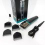 Професійна машинка для стрижки волосся триммер VGR V-291 з насадками, електробритва. Колір: зелений
