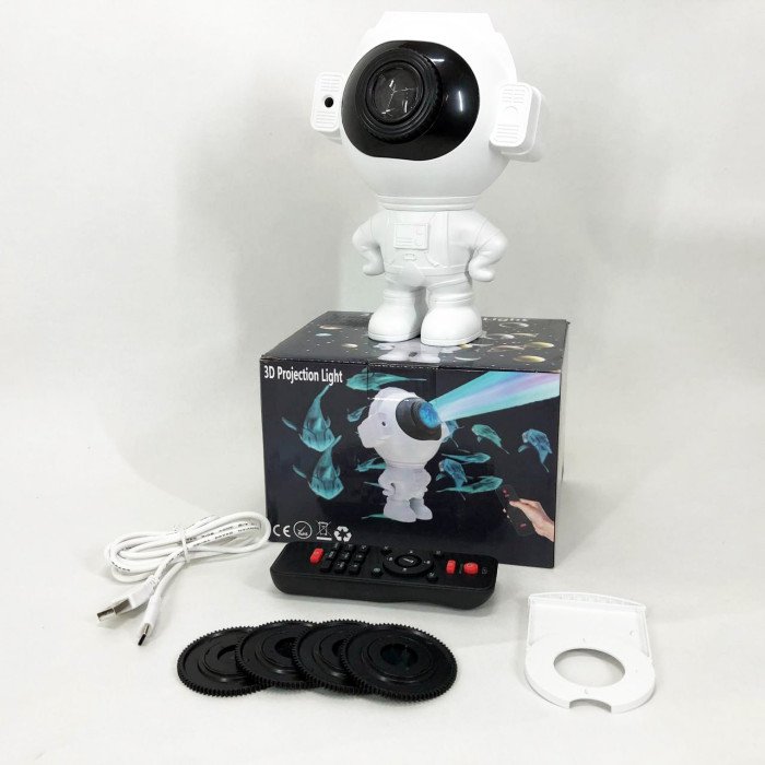 Зірковий 3D проектор Astronaut, Лазерний проектор зоряного неба Космос Проектор зоряного неба в кімнату