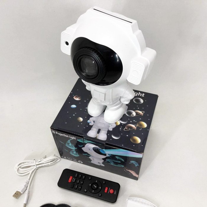 Зірковий 3D проектор Astronaut, Лазерний проектор зоряного неба Космос Проектор зоряного неба в кімнату