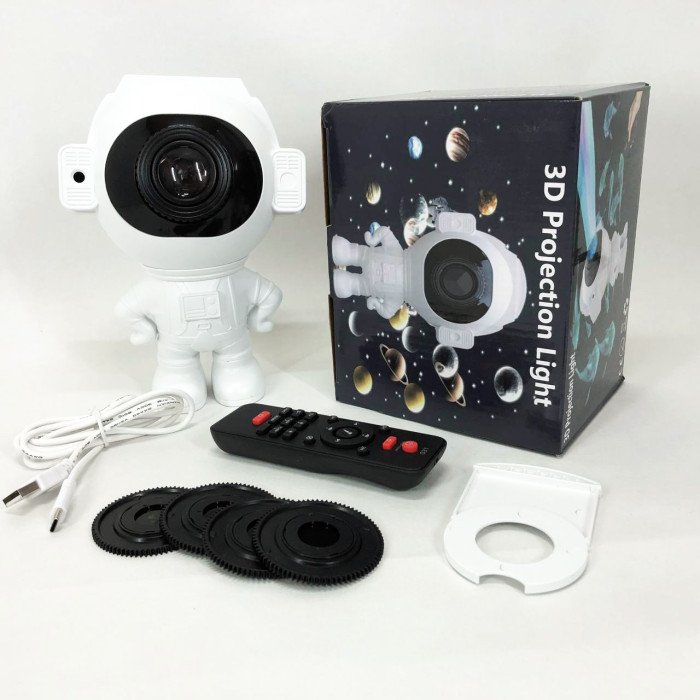 Зірковий 3D проектор Astronaut, Лазерний проектор зоряного неба Космос Проектор зоряного неба в кімнату