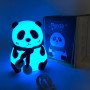 Дитячий силіконовий нічник світильник Панда 7 кольорів, Силіконовий нічник іграшка для дітей