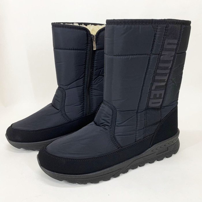 Чоботи чоловічі утеплені чорні 43р 28см, Гумові чоботи для активного відпочинку