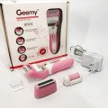 Епілятор депілятор жіночий електричний бездротовий + триммер + пемза 3 в 1 Gemei GM-3052