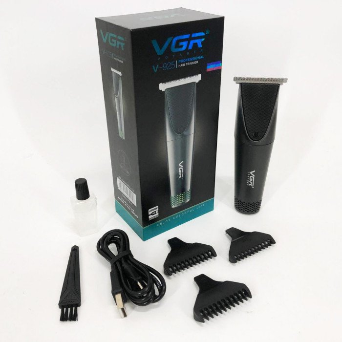 Машинка для стрижки VGR V-925, Професійна бездротова машинка для стрижки волосся, вусів, бороди