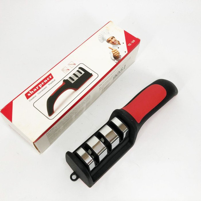 Професійна Ручна Точилка для ножів 3 рівня заточування Fast Sharpener RS-168