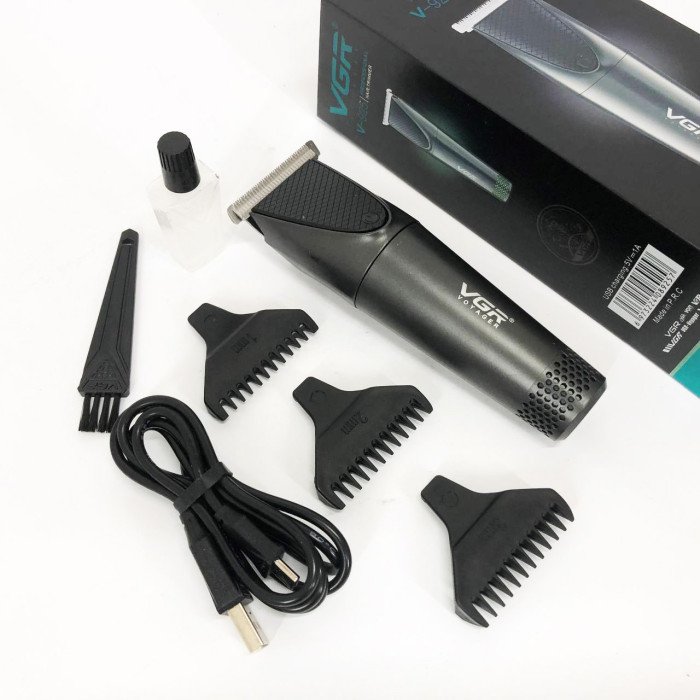 Машинка для стрижки VGR V-925, Професійна бездротова машинка для стрижки волосся, вусів, бороди