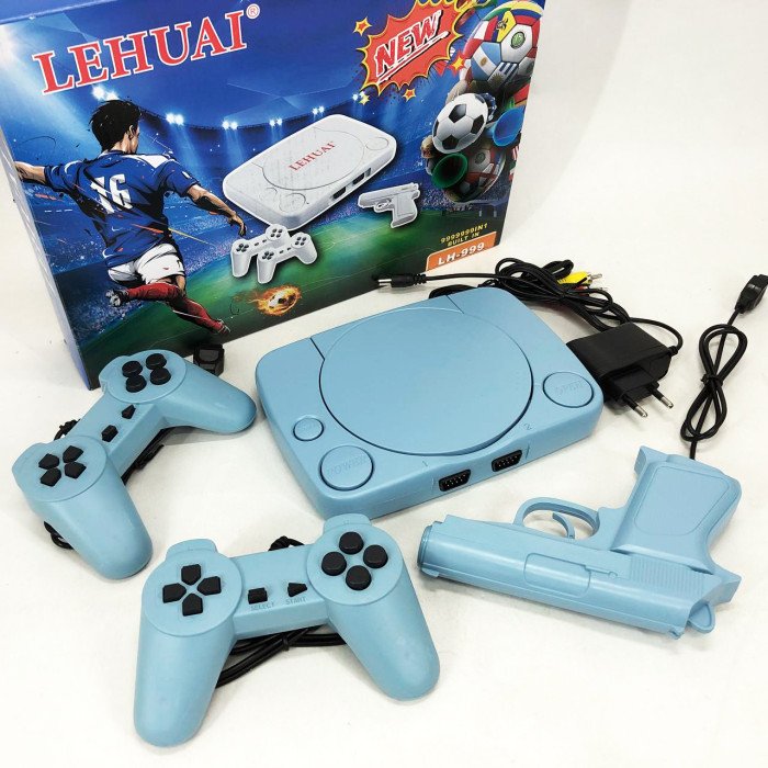 Ігрова консоль LH-999 з джойстиками та пістолетом 999 найпопулярніших 8-бітних ігор