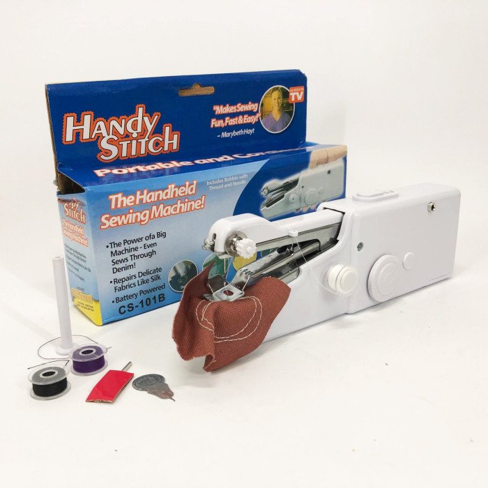 Портативна міні-швейна машинка HANDY SWITCH CS-101B, Ручна швейна машинка зручна компактна