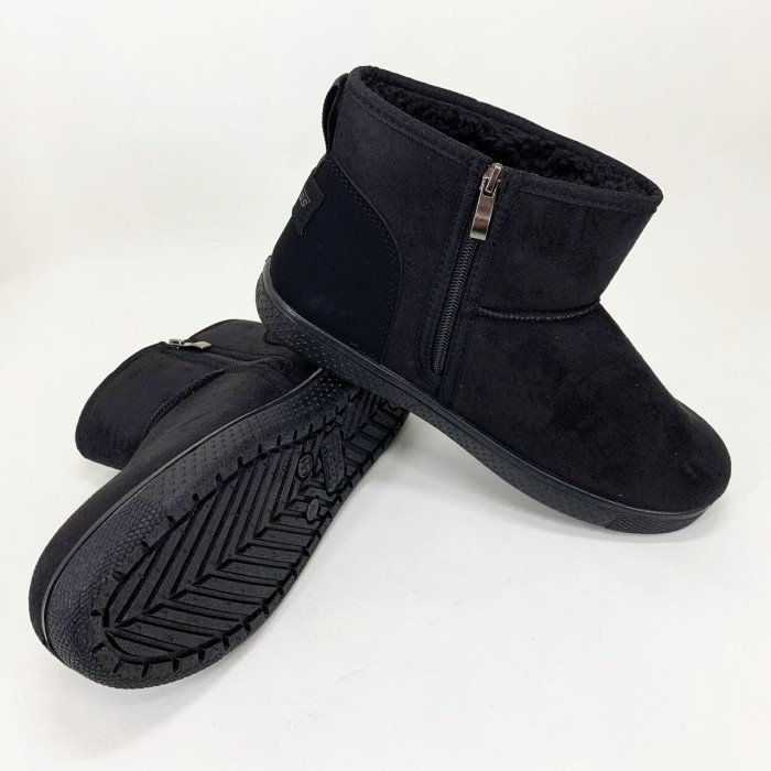 Уггі жіночі низькі утеплені 37р 24см Угі для дому, Бурки на хутрі, Хутрові бурки для дому