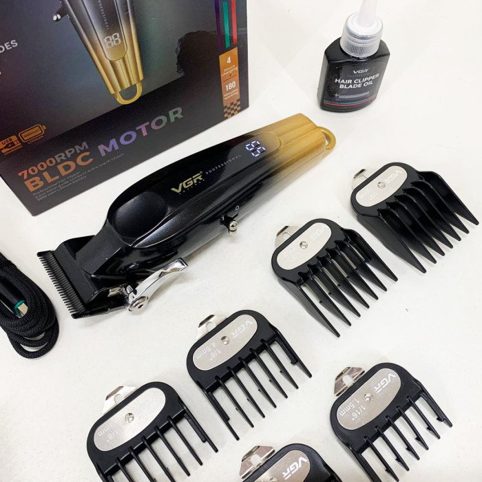 Акумуляторна машинка для стрижки VGR V-662 Колір: золотий