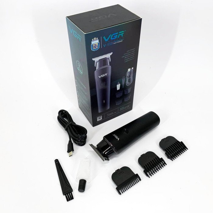 Акумуляторний триммер для стрижки волосся VGR V-933, Тример набір для стрижки волосся та для гоління