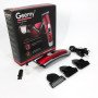 Машинка для стрижки волосся Gemei GM-6046, Машинка для стрижки волосся та гоління. Колір: червоний