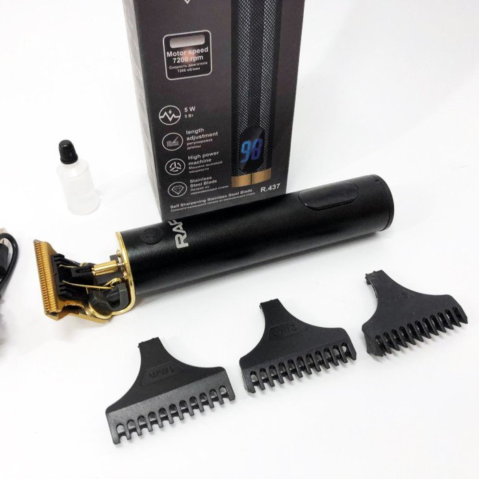 Тример RAF R.437 для стрижки волосся та бороди акумуляторна