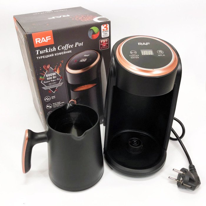 Кавоварка електрична RAF-R.116, чашка кавова з підігрівом, турка